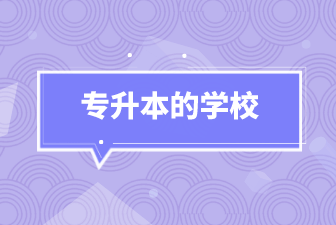 专升本的学校