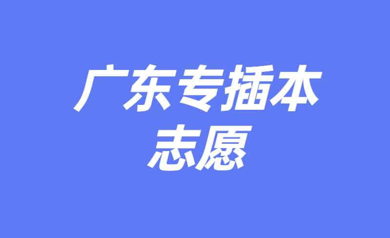 广东专插本要不要服从志愿调剂?退档风险大吗?